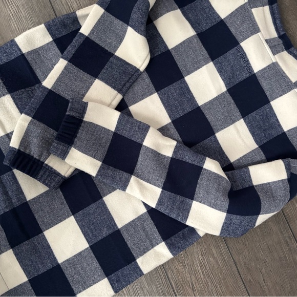 Vineyard Vines Buffalo Check Plaid Funnel Neck Pullover  w/Pockets Size: M - Picture 6 of 7